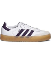 adidas - Sambae Low-Top Sneakers Met Drie Strepen - Lyst