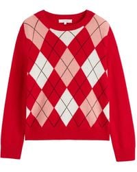 Chinti & Parker - Argyle-Pattern Sweater - Lyst
