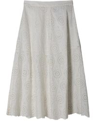 FRAME - Midi-Rok Met Ringlets - Lyst