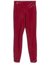MACRON - Metallic-Effect Logo-Patch Performance Leggings - Lyst