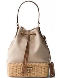 Prada - Borsa A Secchiello - Lyst