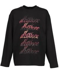we11done - Se11Done Logo-Print Long-Sleeve T-Shirt - Lyst