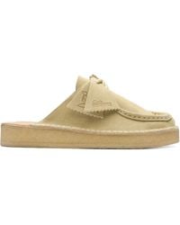 Clarks - Desert Nomad "Maple Suede" Mules - Lyst