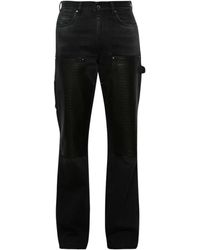 Amiri - Embossed-Panel Carpenter Jeans - Lyst