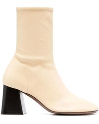 Neous - Sock-Style Leather Boots - Lyst