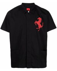 Ferrari - Hemd mit Pferde-Print - Lyst