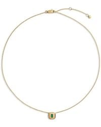 Monica Vinader - Gemdrop Onyx Necklace - Lyst
