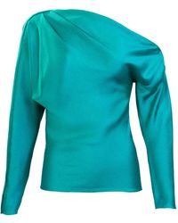 Silvia Tcherassi - Viola One-Shoulder Blouse - Lyst
