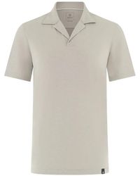 BOGGI - T-Shirt À Col V De Polo Et Détail Passepoilé - Lyst