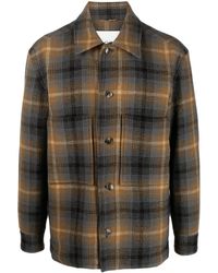 Closed - Plaid-check Wool Shirt Jacket - Lyst