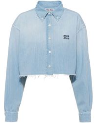Miu Miu Shirts for Women | Online Sale up to 68% off | Lyst Miu Miu Shirts for Women | Online Sale up to 68% off | Lyst