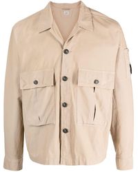 C.P. Company - Flap-pocket Cotton Shirt Jacket - Lyst