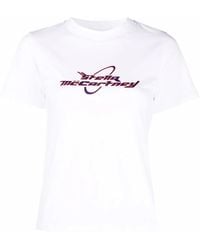 Stella McCartney - Logo-Print Short-Sleeve T-Shirt - Lyst