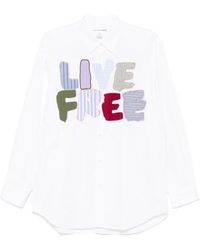 Comme des Garçons - Overhemd Met Patch - Lyst