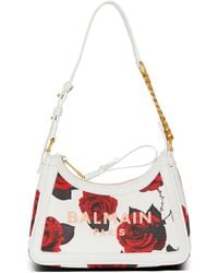 Balmain - B-army Rose-print Shoulder Bag - Lyst