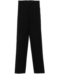 Comme des Garçons - Panelled Wool Tapered-trousers - Lyst