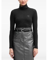 MARC AUREL - Long-Sleeved Roll-Neck Shirt - Lyst