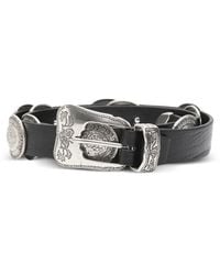 Eraldo - Engraved-Buckle Belt - Lyst