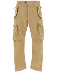 DSquared² - Pantalon En Velours Côtelé À Poches Cargo - Lyst