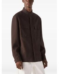 ZEGNA - Linen Overshirt - Lyst