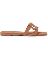 Jonathan Simkhai - Monogram Suede Sandals - Lyst