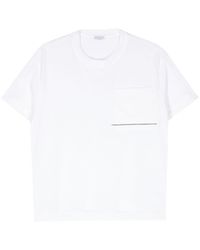 Brunello Cucinelli - T-shirt Met Kralen - Lyst