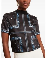 Ted Baker - Almaaz Floral-Print T-Shirt - Lyst