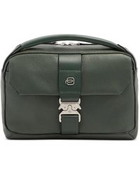 Piquadro - Buckle-Fastening Leather Tote Bag - Lyst