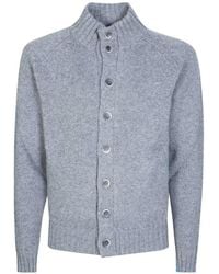 Altea - Vest Met Raglanmouwen En Knopen - Lyst