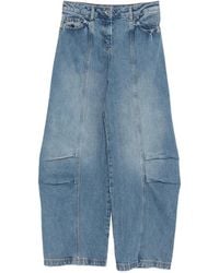 Patrizia Pepe - Wide Shaped Jeans - Lyst