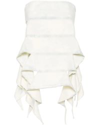 Y. Project - Bandeau-Style Denim Top - Lyst