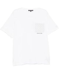 Michael Kors - Logo Monogram Pocket T-Shirt - Lyst