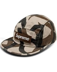 Supreme - Military-Print Camp Cap - Lyst