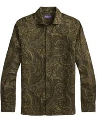 Ralph Lauren - Camicia Con Stampa Paisley - Lyst