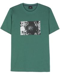 PS by Paul Smith - T-shirt en coton à imprimé graphique - Lyst