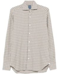 Barba Napoli - Checked Cotton Shirt - Lyst