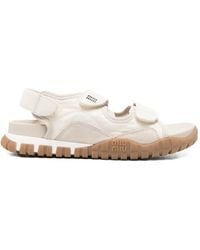 Miu Miu - Tyre Slingback Sandals - Lyst