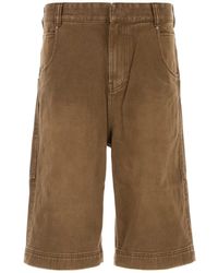 Entire studios - Denim Bermuda Shorts - Lyst