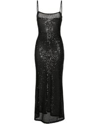 Musier Paris - Sequin-embellished Maxi Dress - Lyst