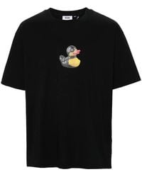 Gcds - T -shirt Met Afdrukken - Lyst