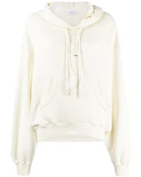 Off-White c/o Virgil Abloh - Crystal-Embellished Cotton Hoodie - Lyst