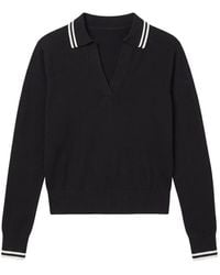 Splits59 - Taylor Stripe-Trim V-Neck Sweater - Lyst