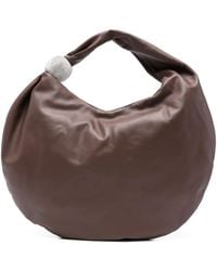 GIUSEPPE DI MORABITO - Crystal-Embellished Leather Shoulder Bag - Lyst