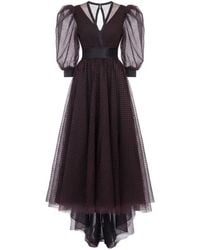 Gatti Nolli by Marwan - Polka-Dot Gown Dress - Lyst