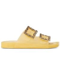 Twinset - Slider Sandals With Jewel Buckles - Lyst