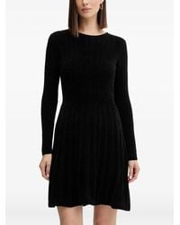 Guess - Robe Courte Évasée À Manches Longues - Lyst