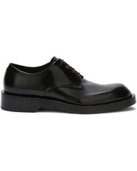 Jil Sander - Leather Lace-Up Shoes - Lyst