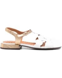Chie Mihara - Scalloped-Trim Sandals - Lyst