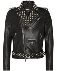 DSquared² - Studded Pearl-Embellished Jacket - Lyst