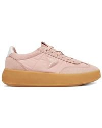 Guess - Suede-Panel Logo-Detail Sneakers - Lyst
